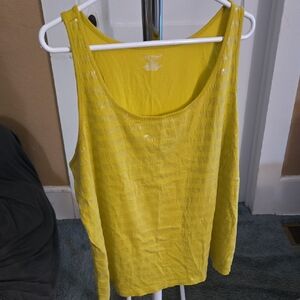 Lane Bryant Vibrant Yellow Tank Top